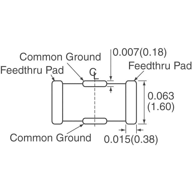 W3F15C2238AT1A KYOCERA AVX  Feed Through Capacitors